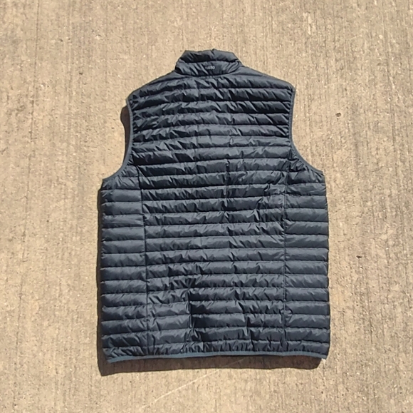 Eddie Bauer Down Puffer Vest Mens Tall Large Black Lightweight Full Zip EB650 - Picture 3 of 13